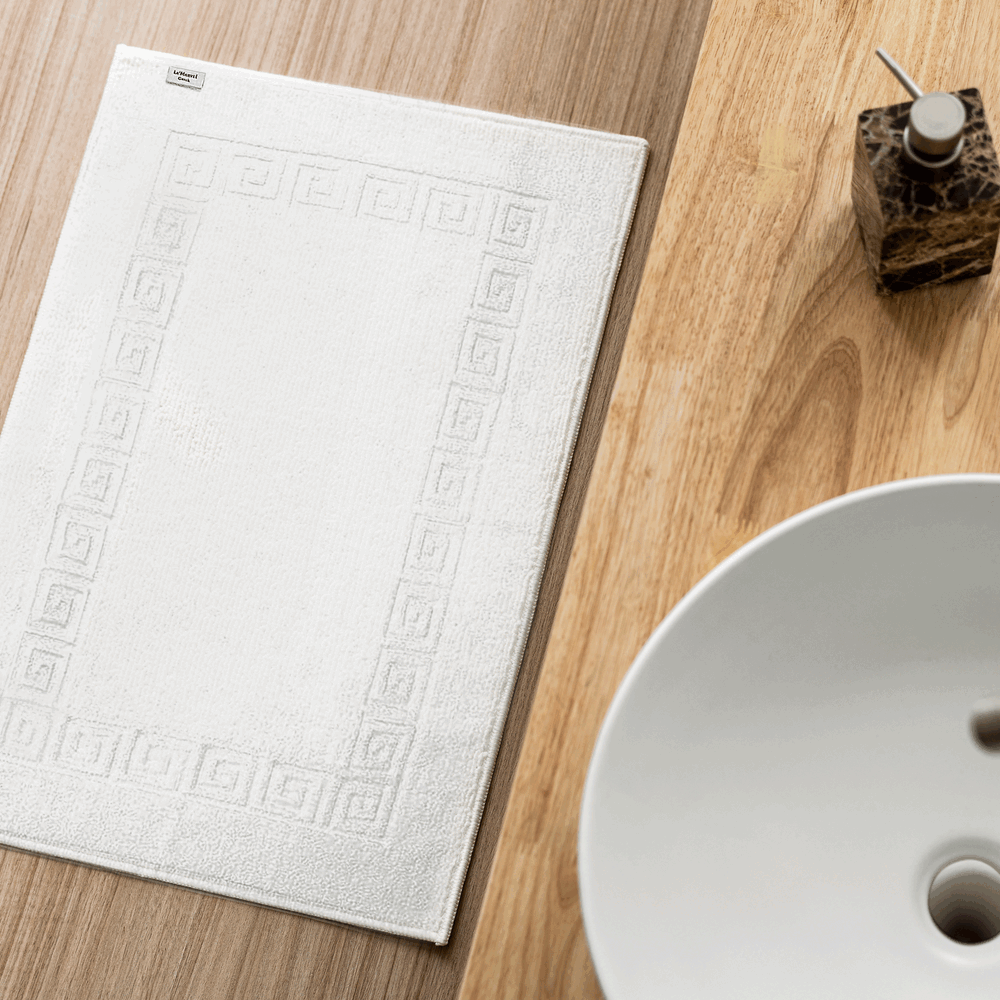 White Bath Mat