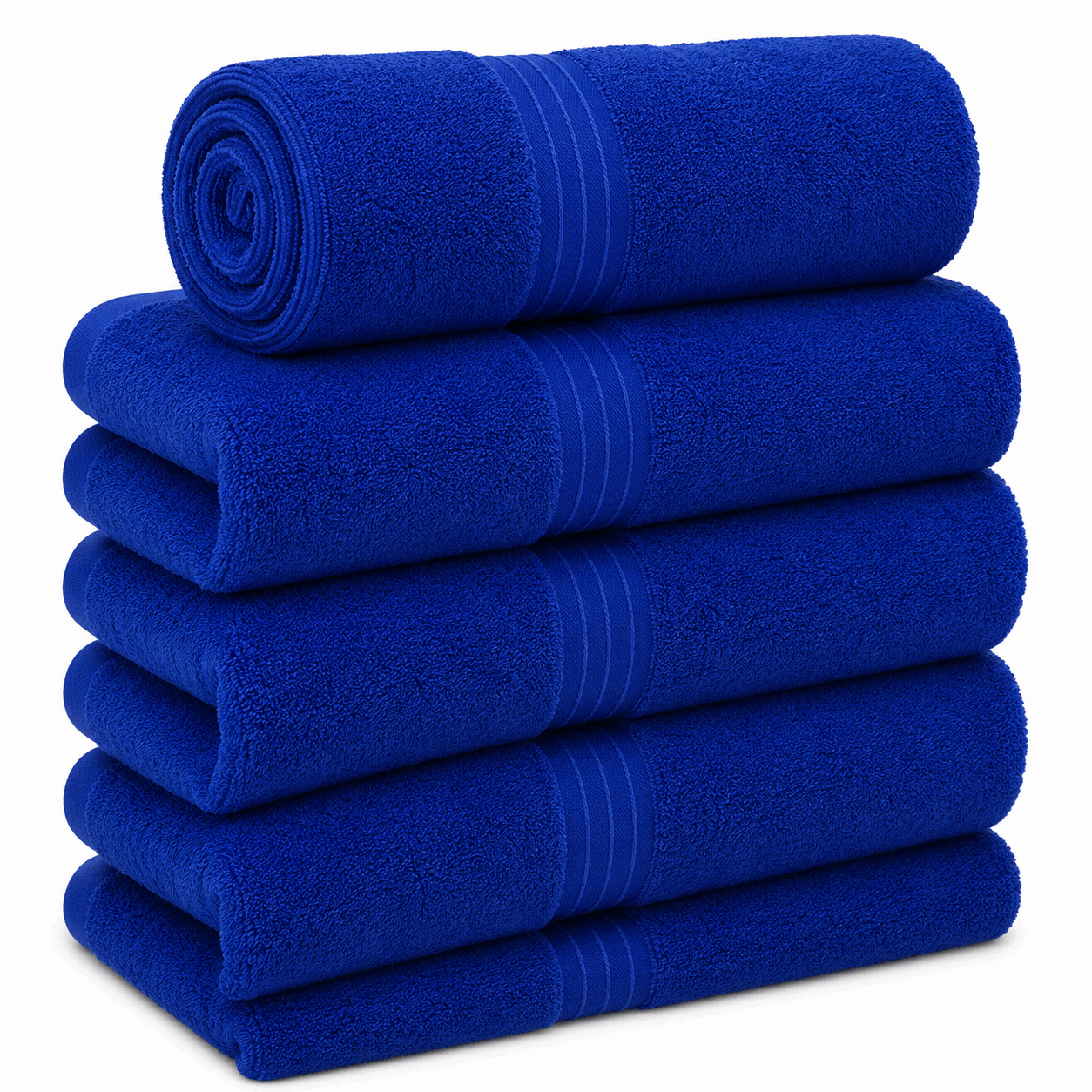 Royal Blue Bath Towel 550Gsm Cotton