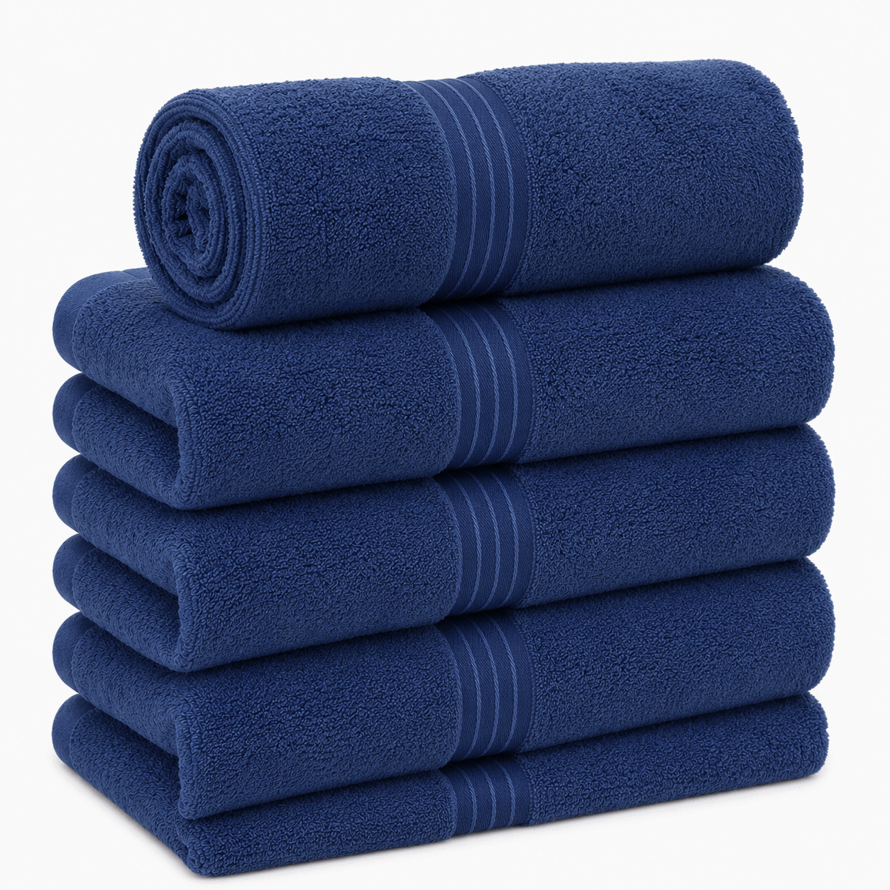 Navy Blue Beach Towel 550Gsm Cotton