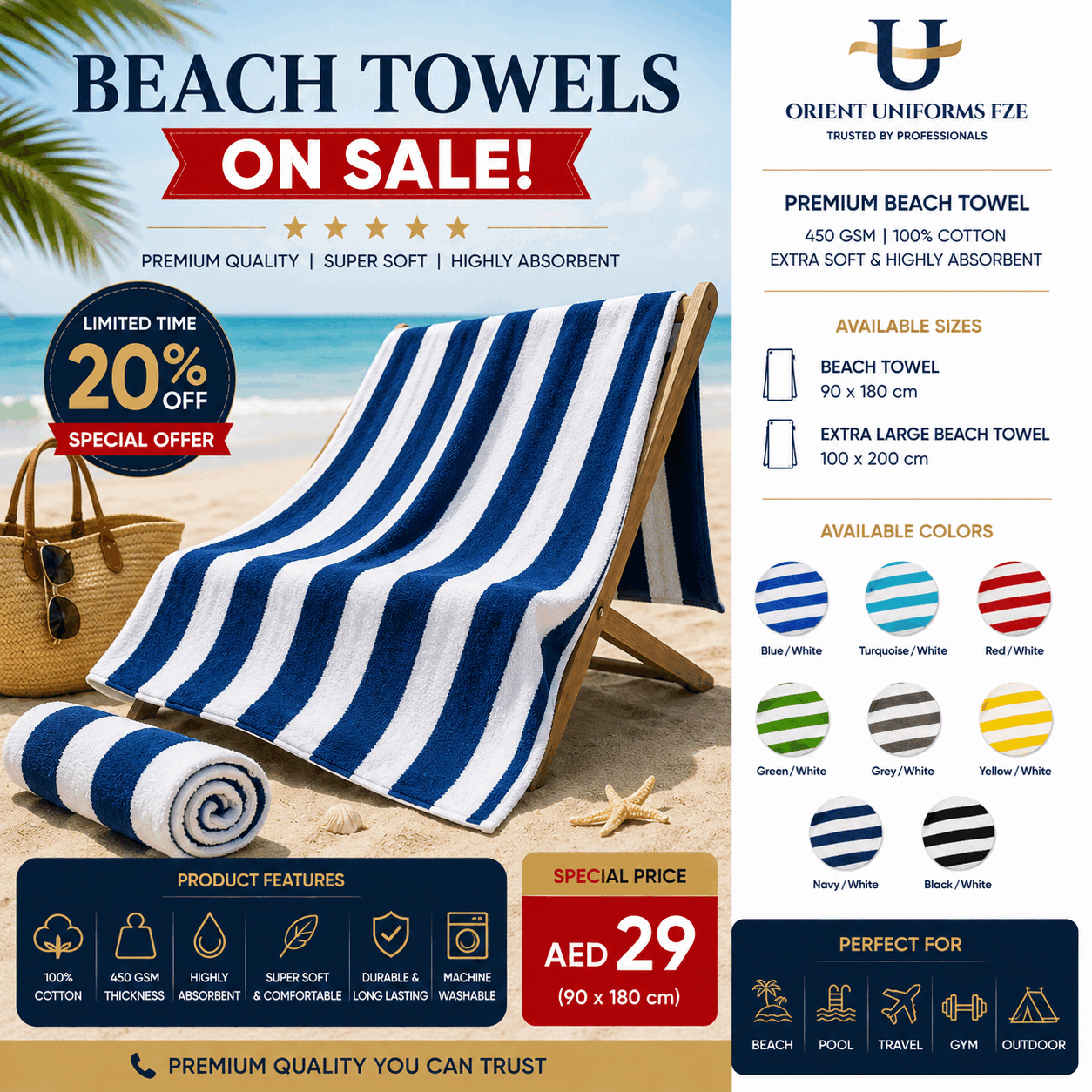 Beach Towels Bulk Order