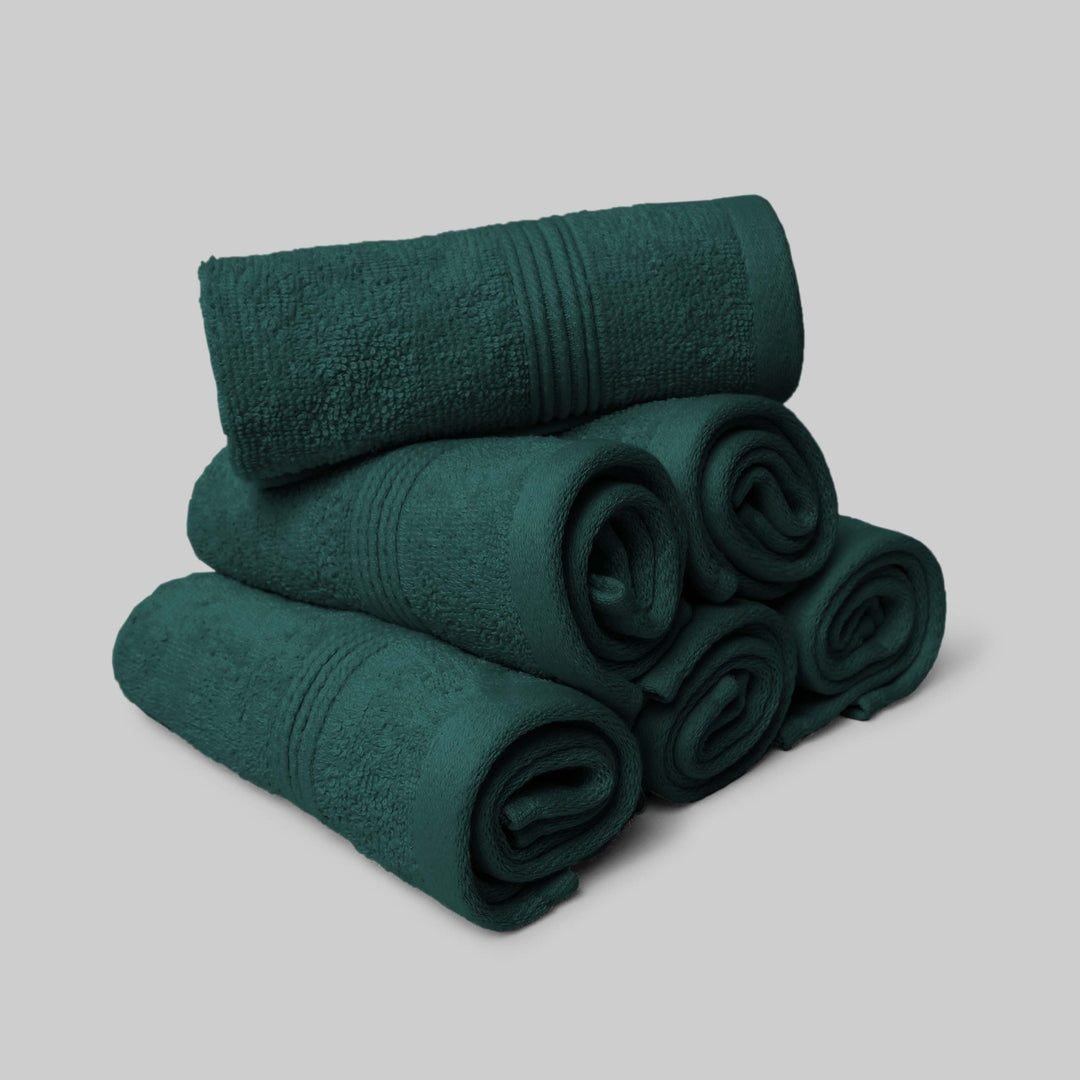 Dark Green Premium Hair Towel