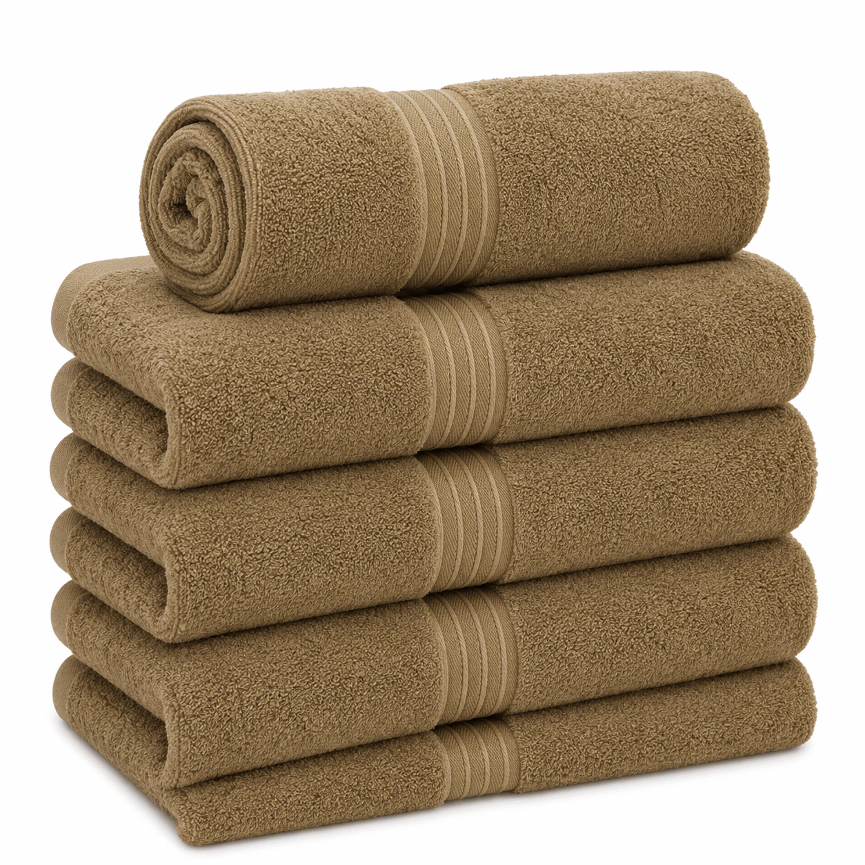 Hand Towel Camel Color Towel 550Gsm Cotton