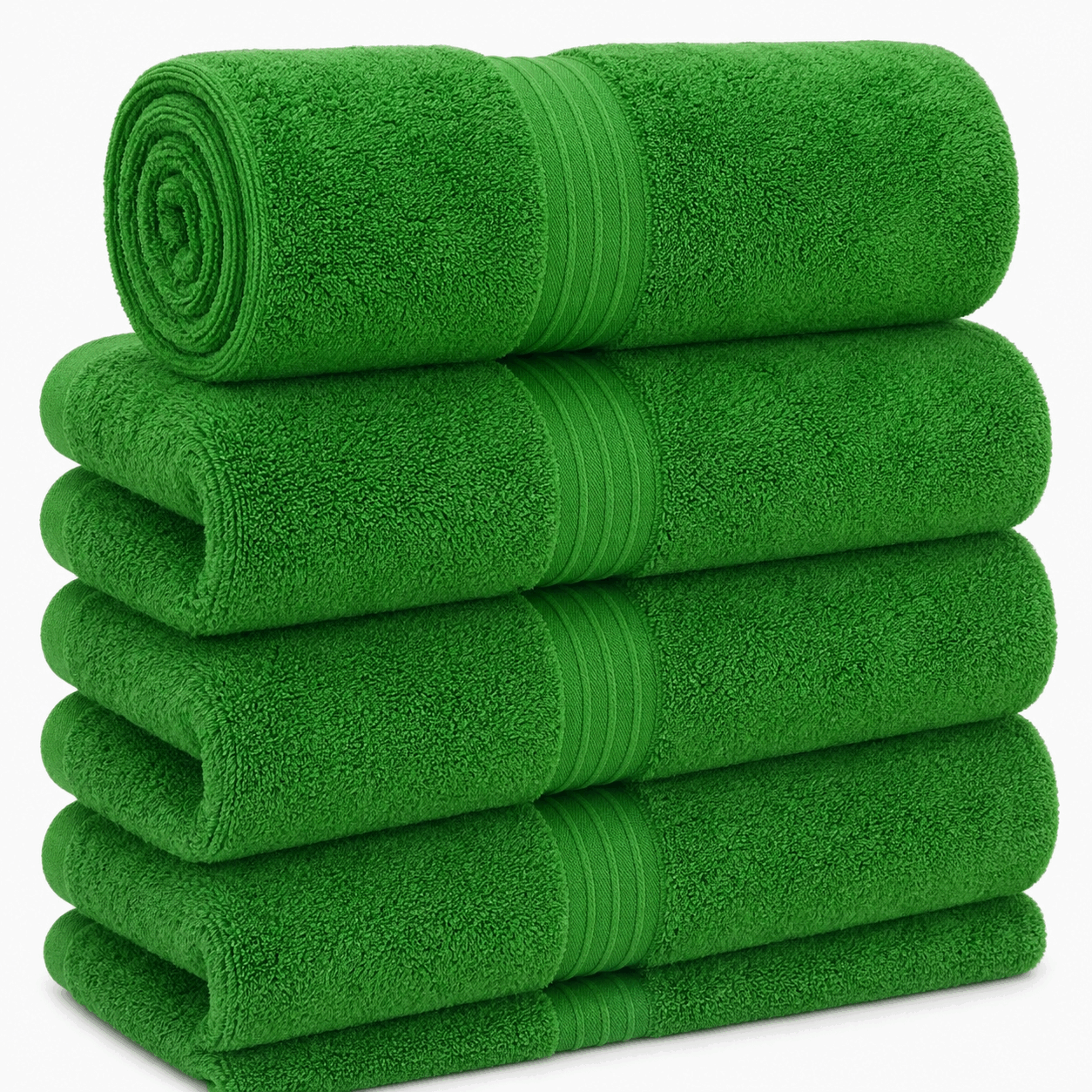 Hand Towel Green Towel 550Gsm Cotton