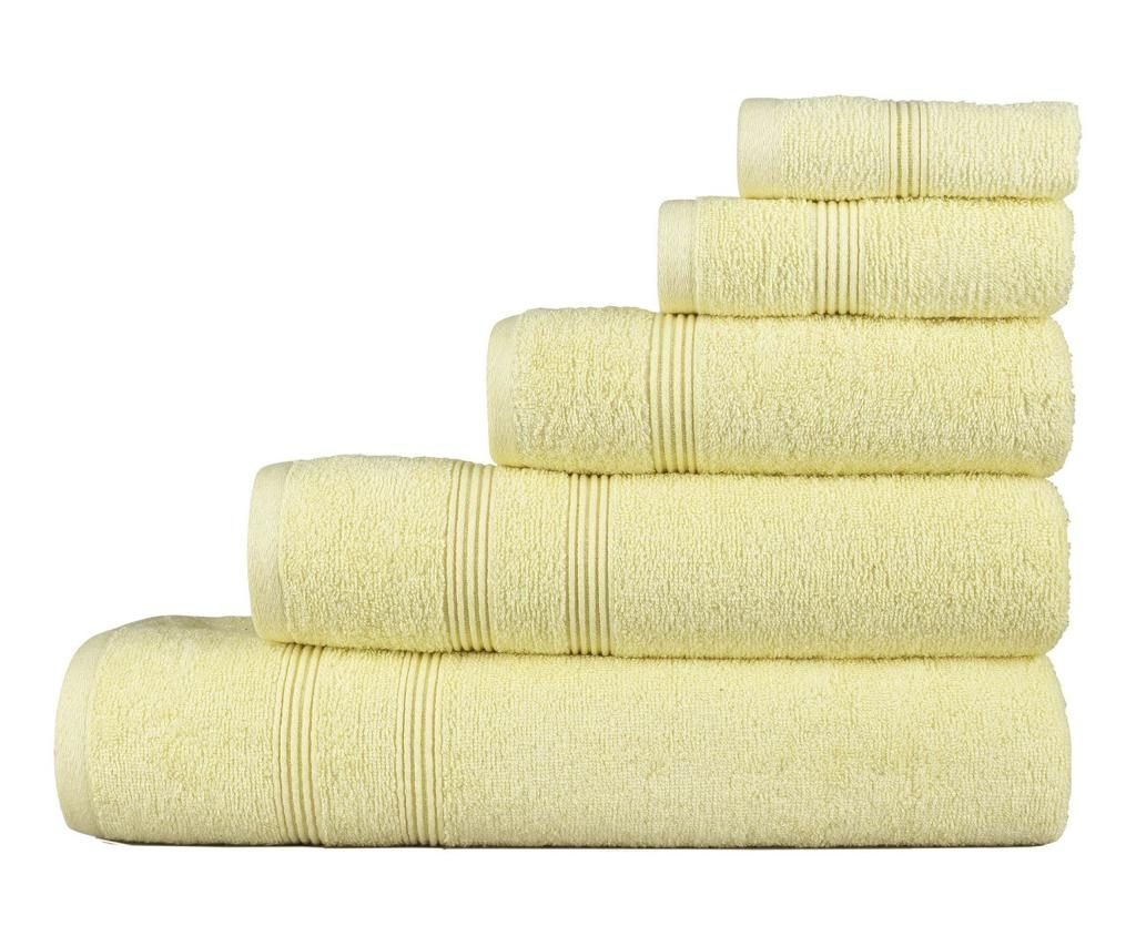 Yellow Color Luxury Hand Towelx40X70Cm
