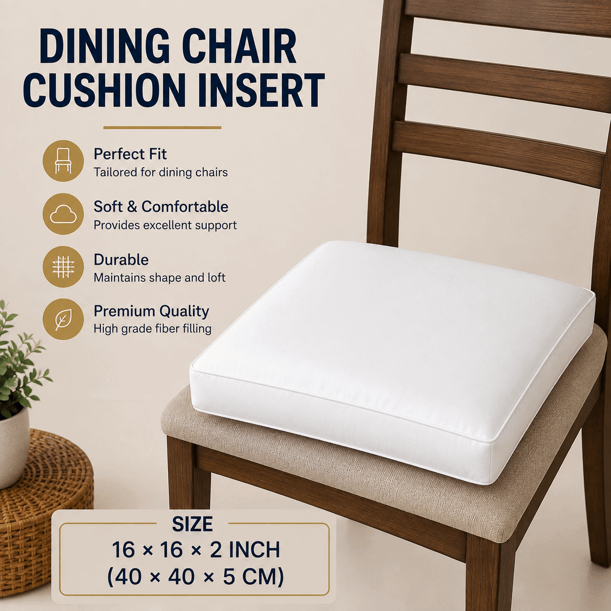 Chair Cushion for UAE commercial textile supply
