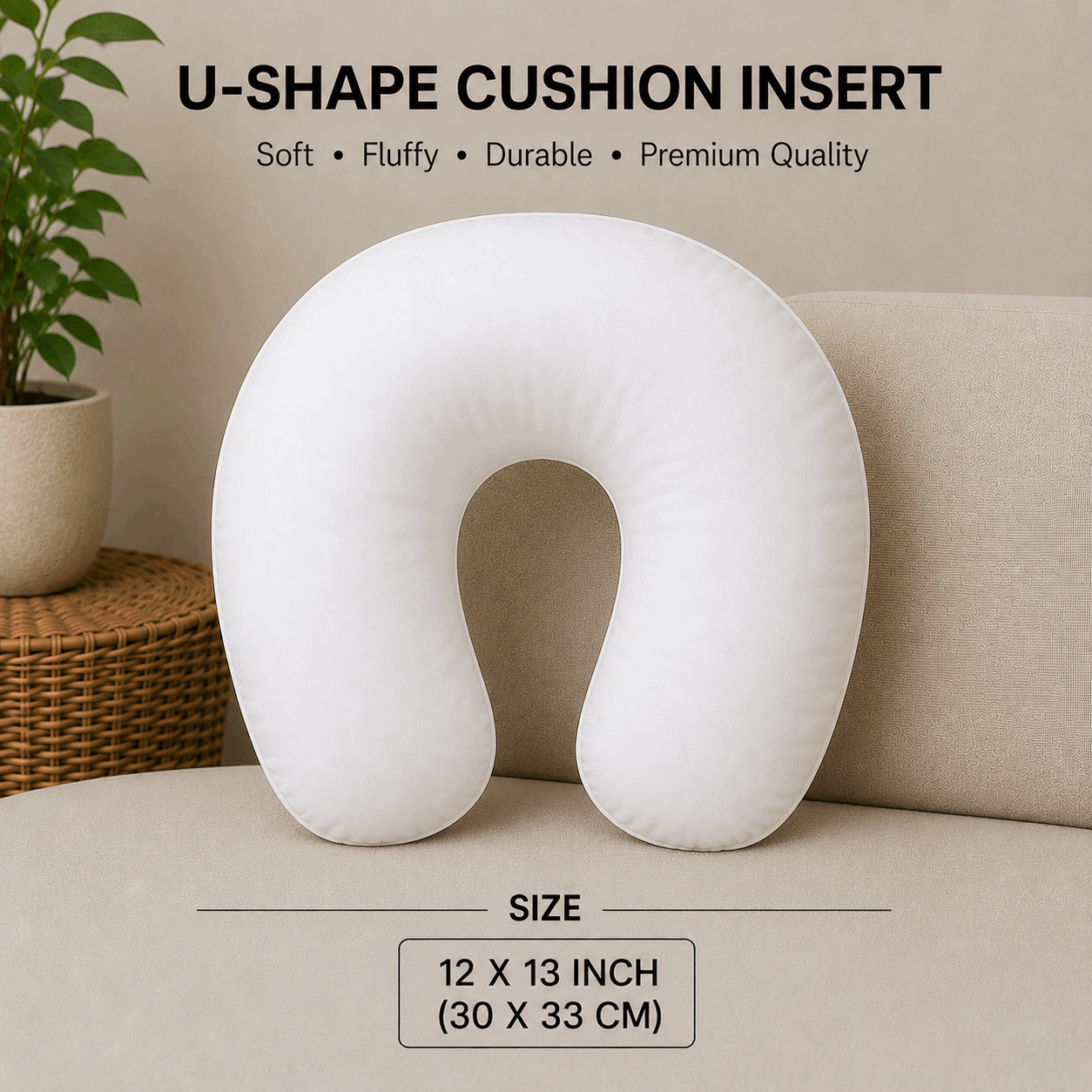Neck Pillow Cushion Insert for UAE commercial textile supply