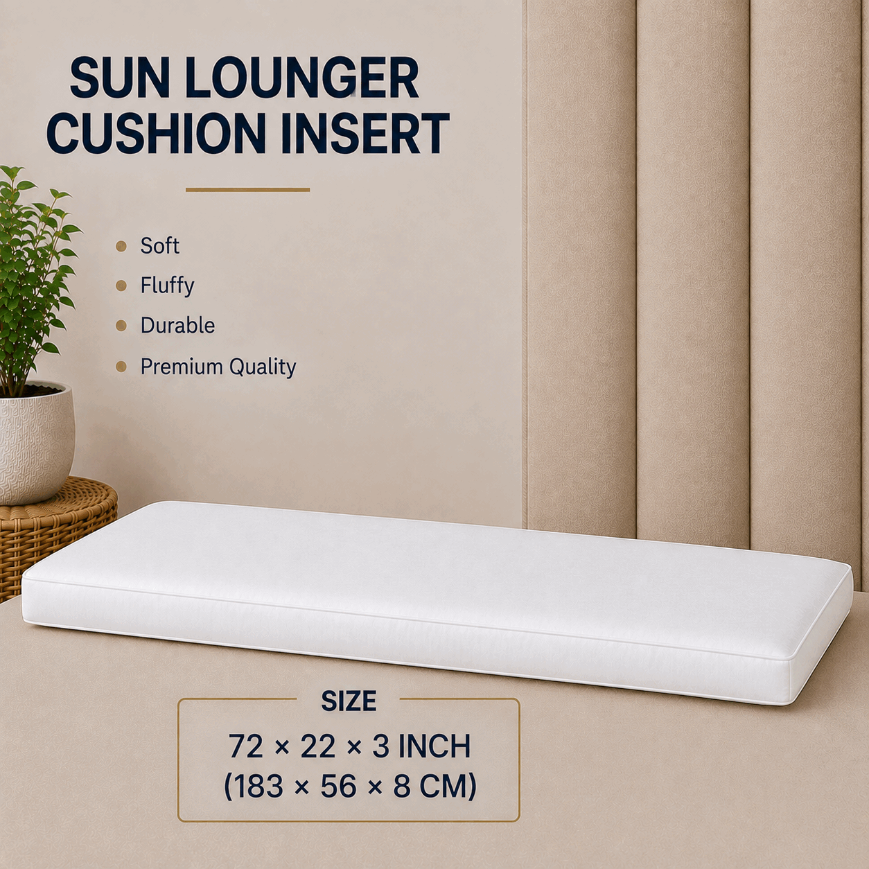 Sun Lounger Cushion