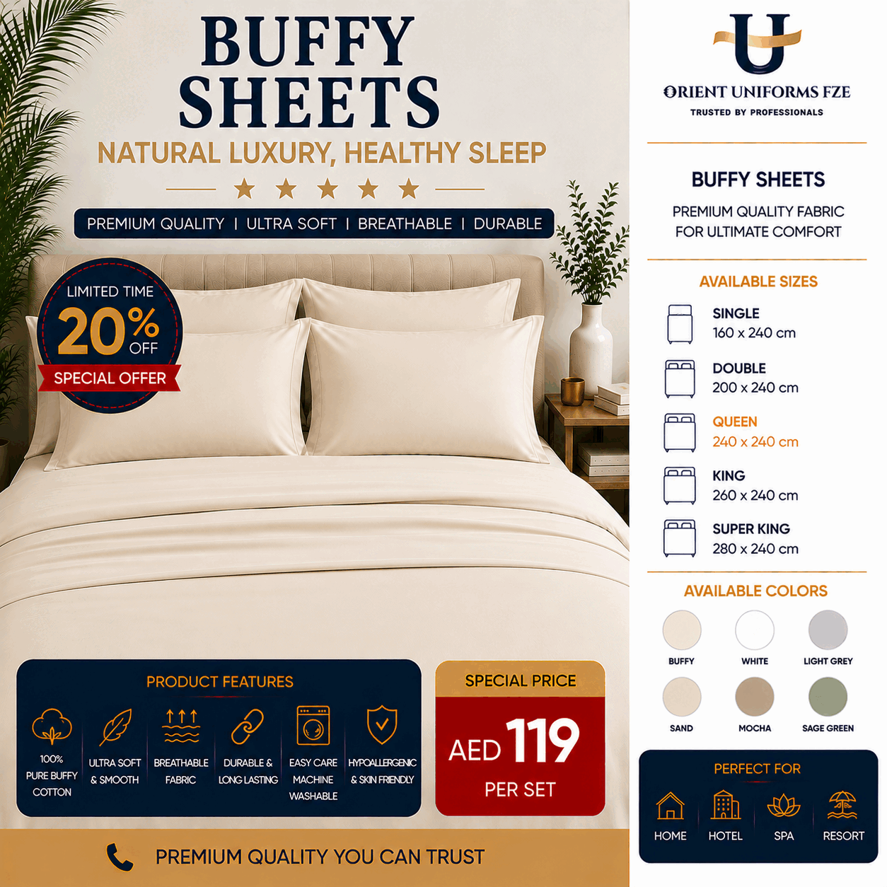 Sheets — Flat Sheet Design 1
