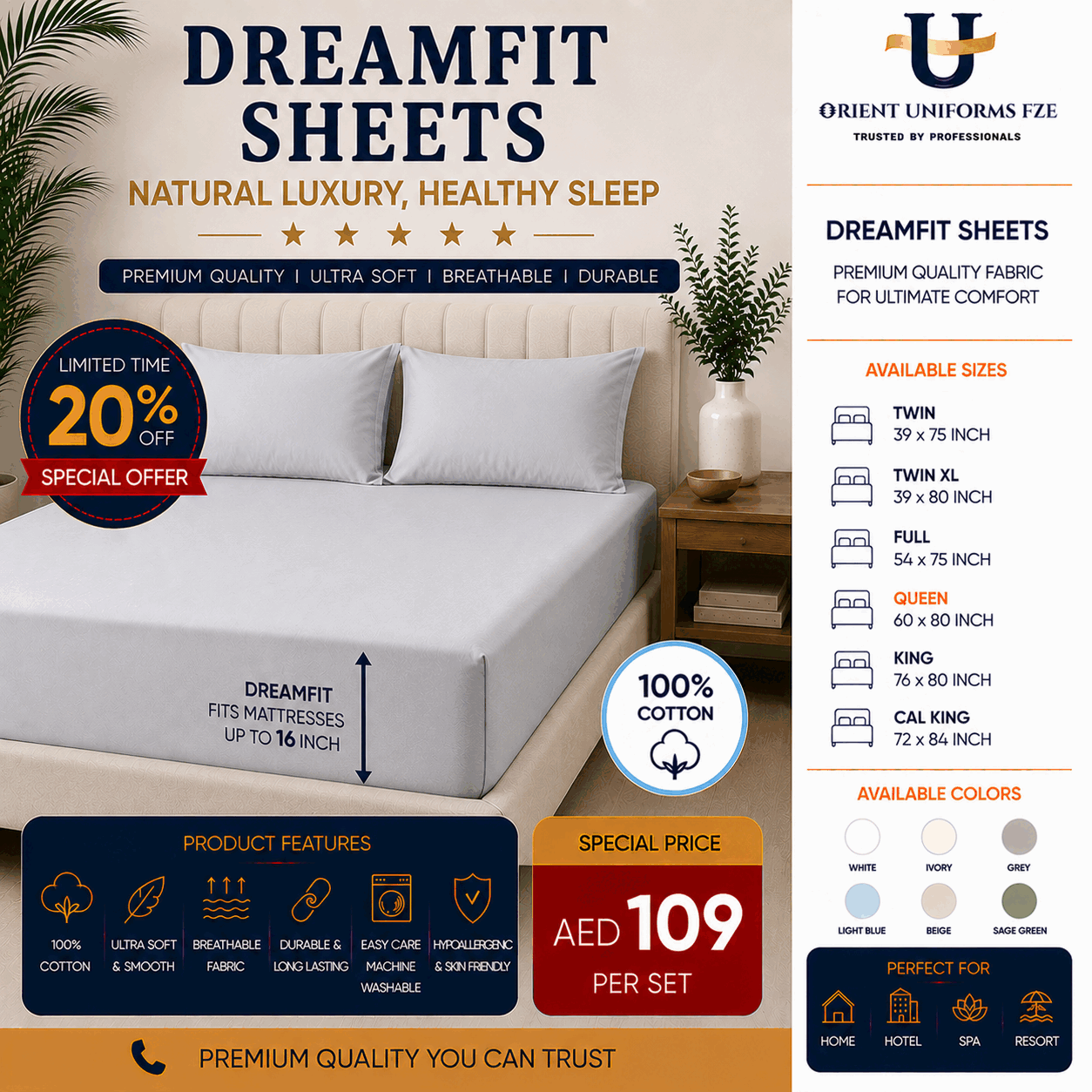 Dream Fit Sheets