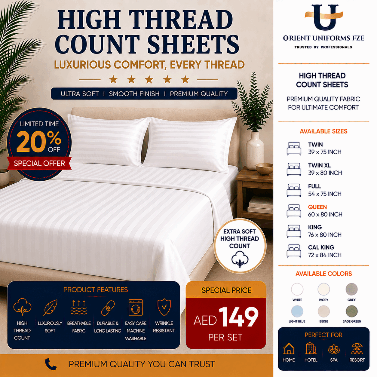 High Thread Count Sheets