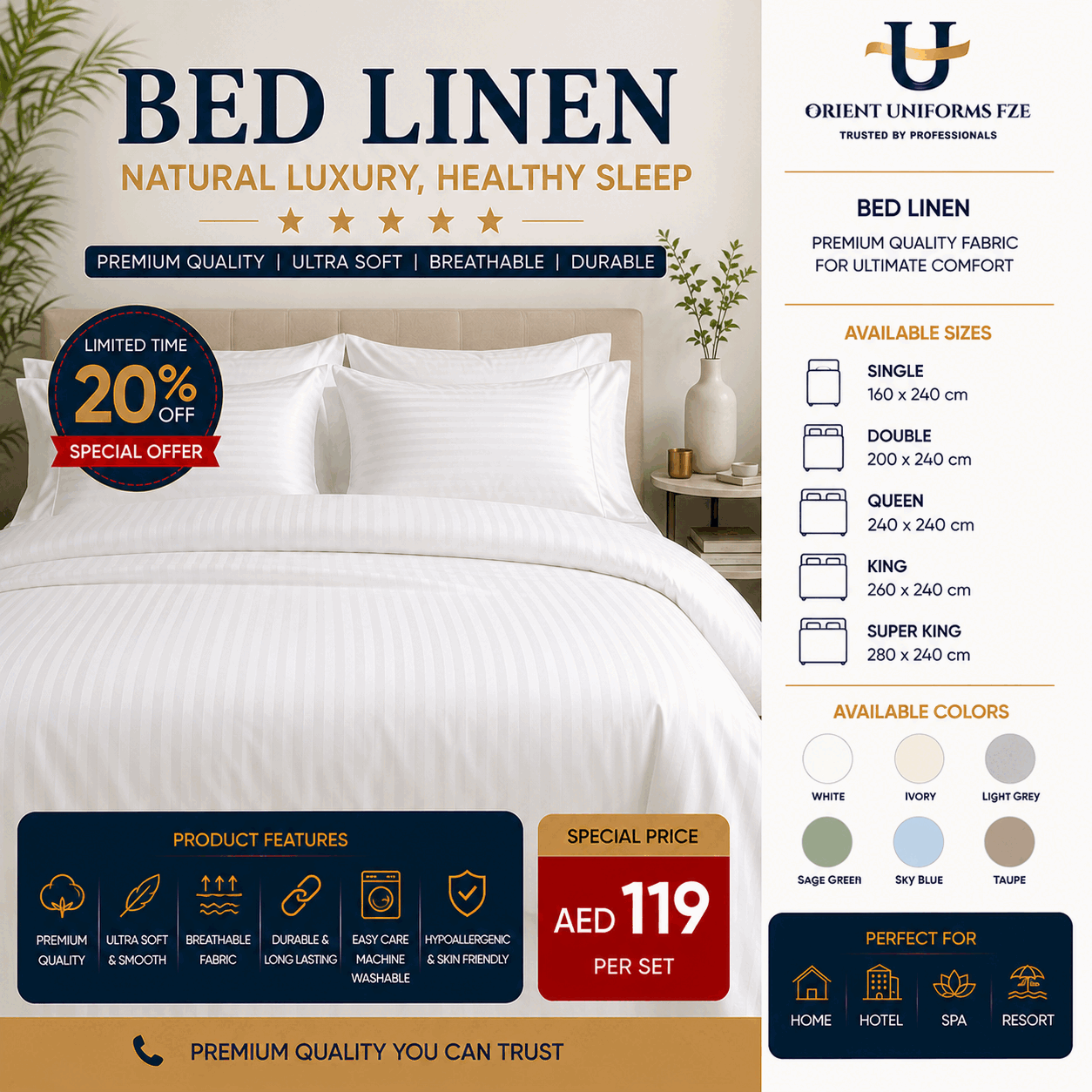 Hospitality Bed Linen Collection
