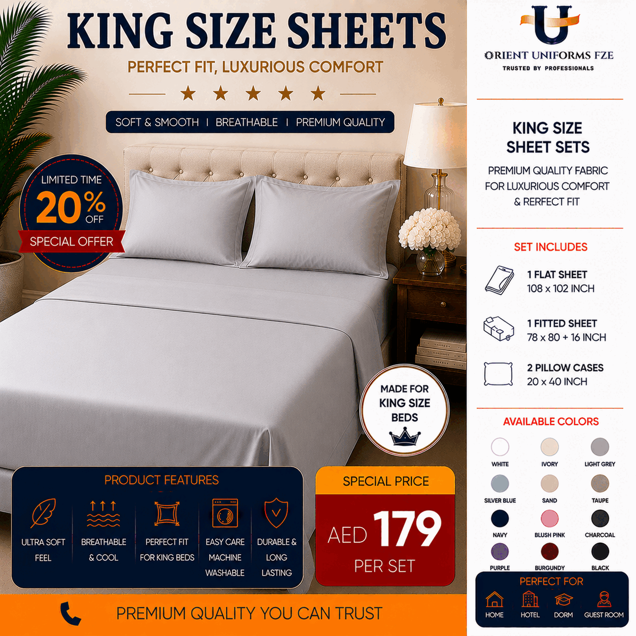 King Size Sheet