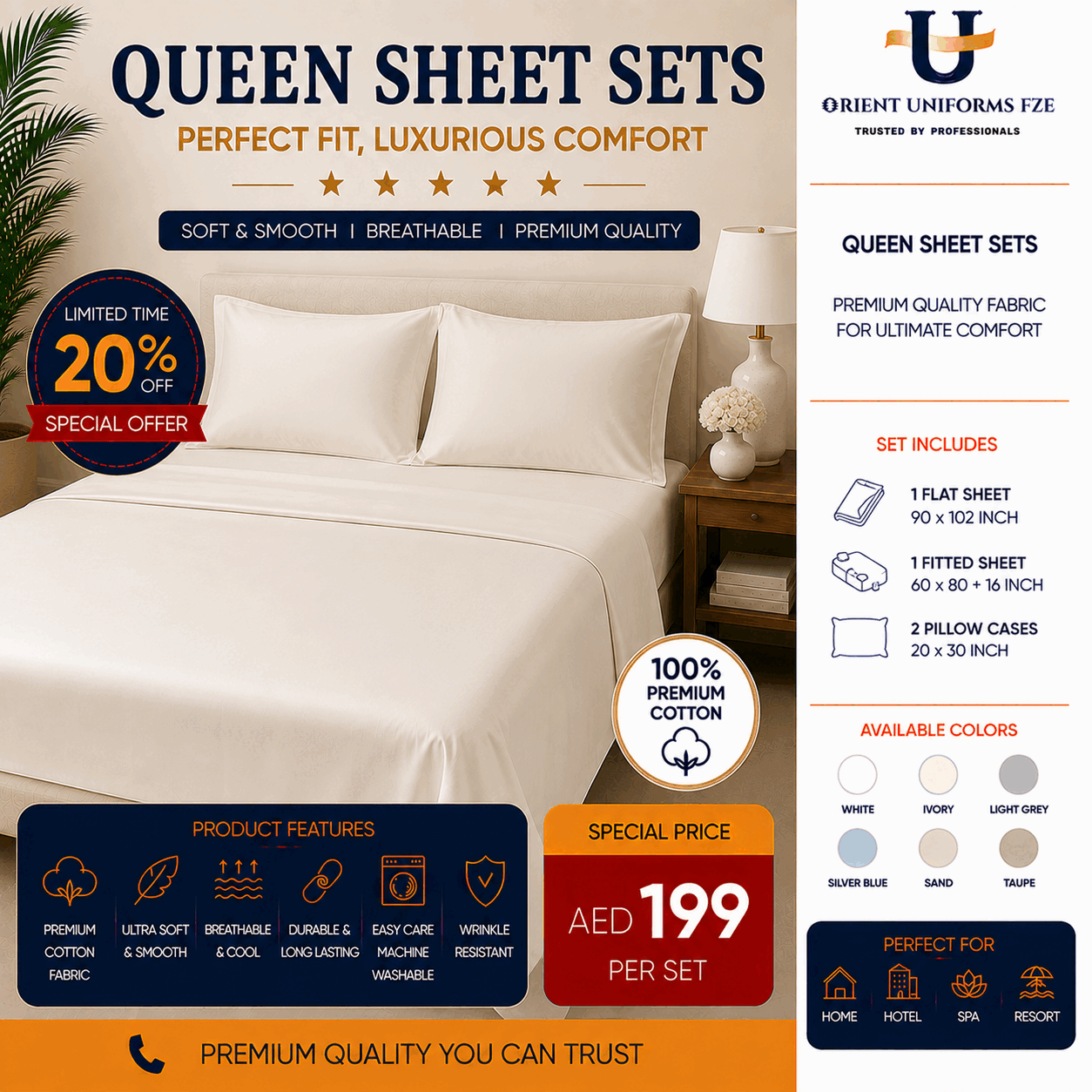 Queen Sheet Set