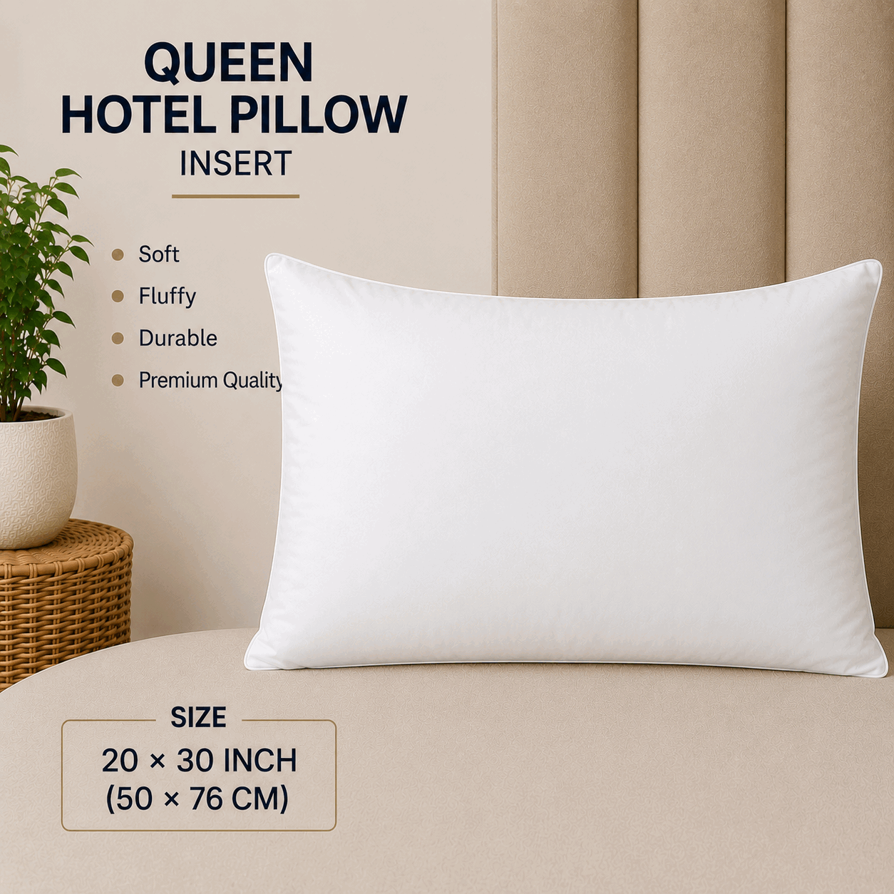 Queen Size Hotel Pillow