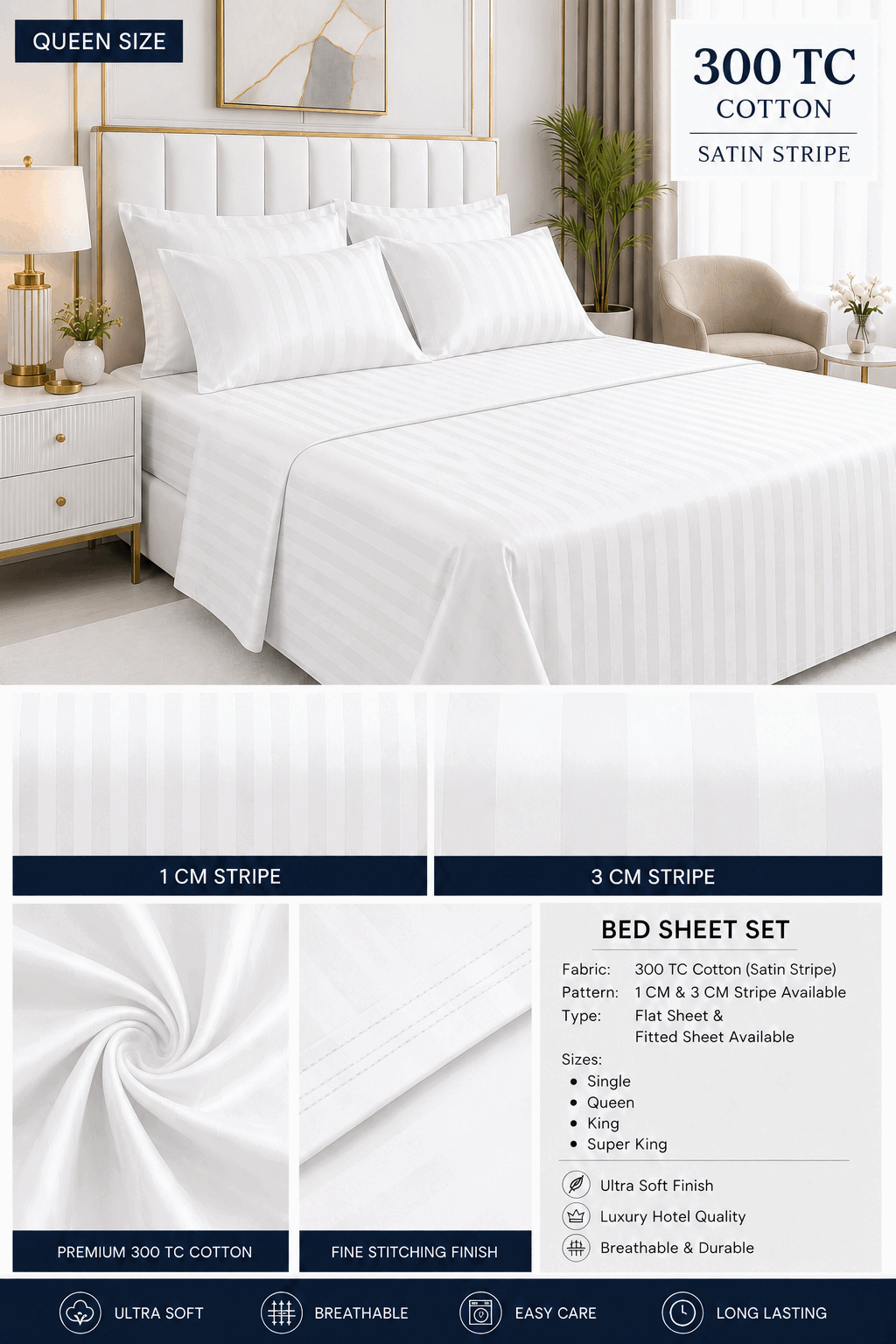 Stripe Bed Linen