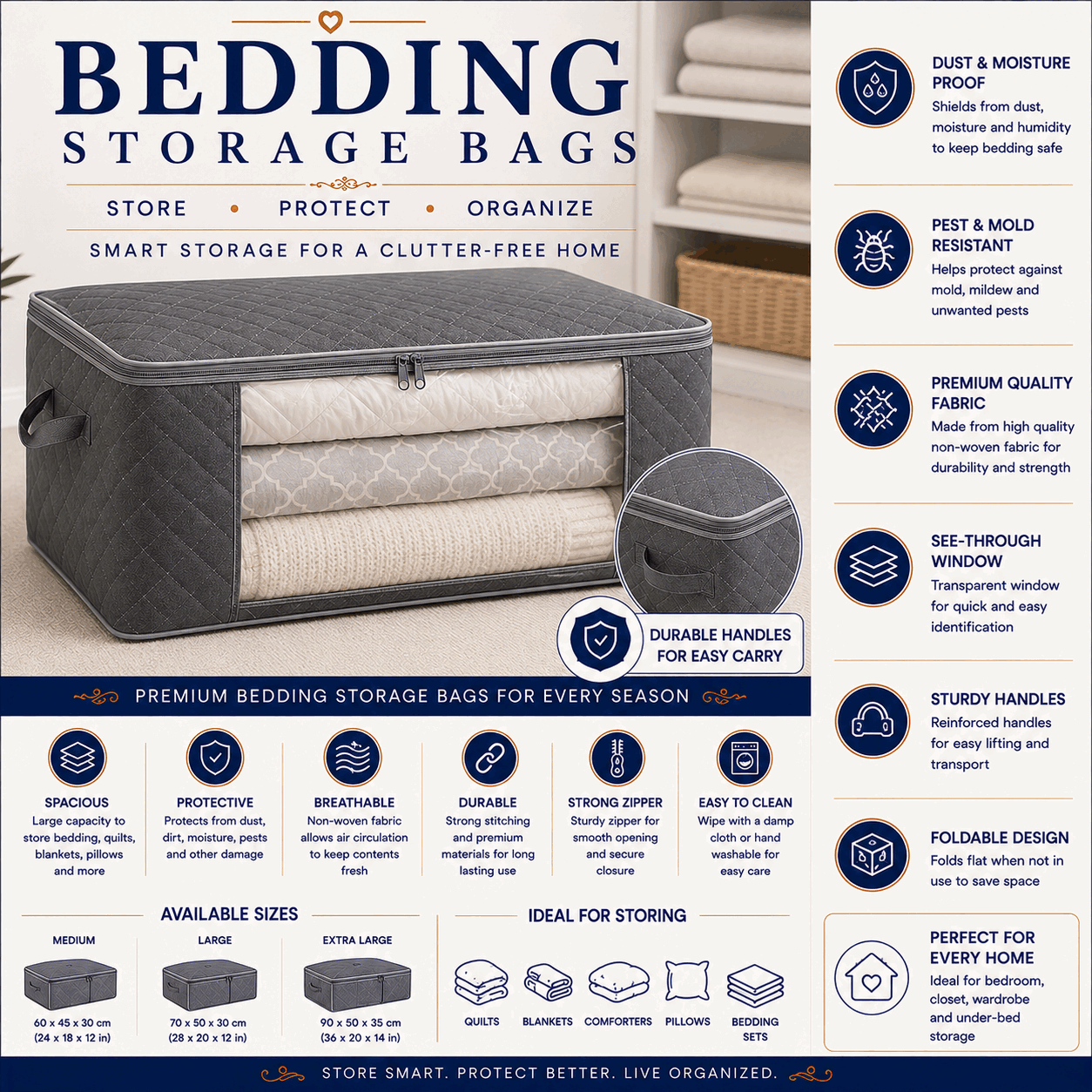 Bedding Storage Bags