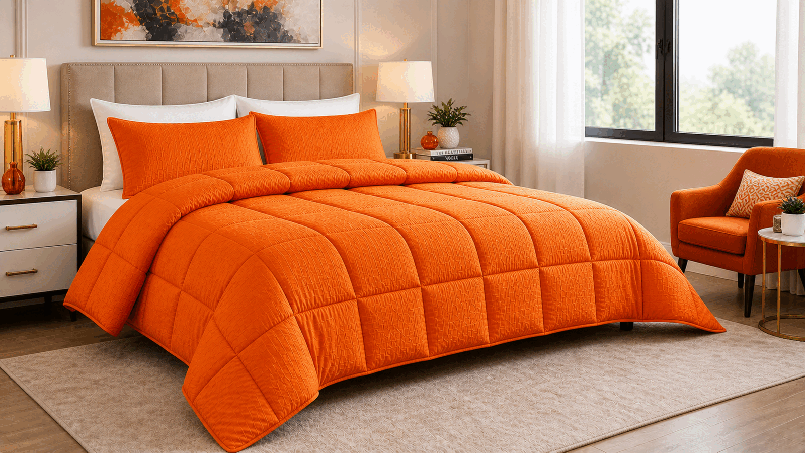 Orange Duvet Comforter