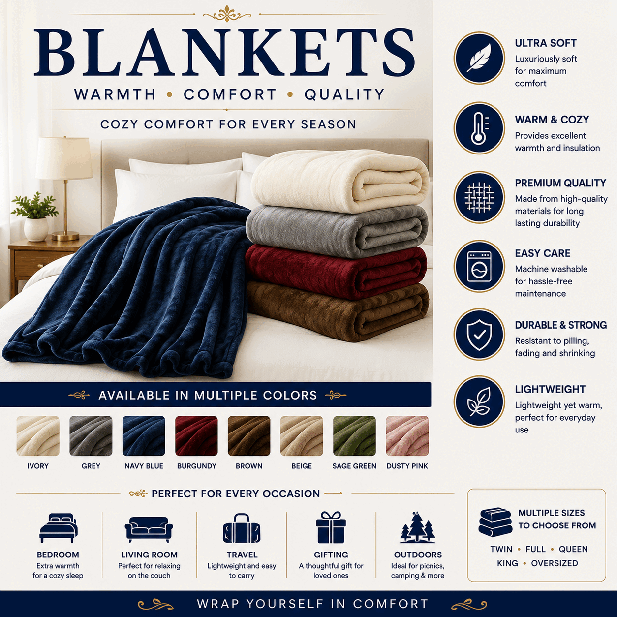 Blankets and layers