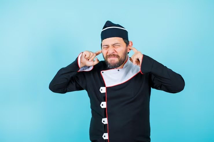 Chef Bandana Black Piping Dubai
