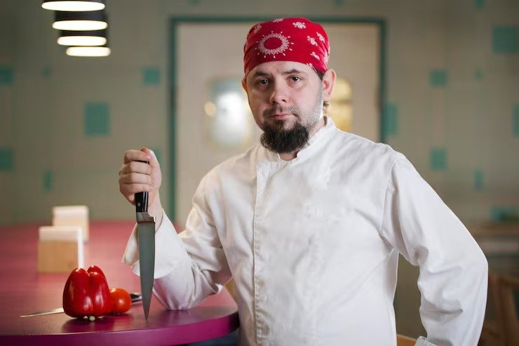 Chef Bandana Red Dubai