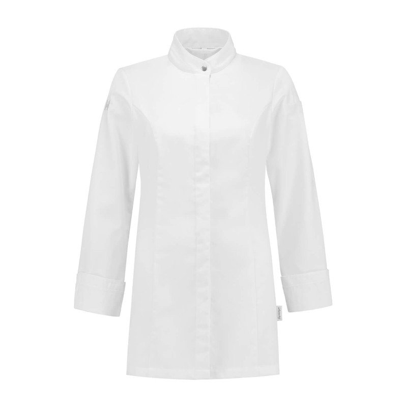 Chef Jacket Coat Full Length Sleeves Concealed Buttons