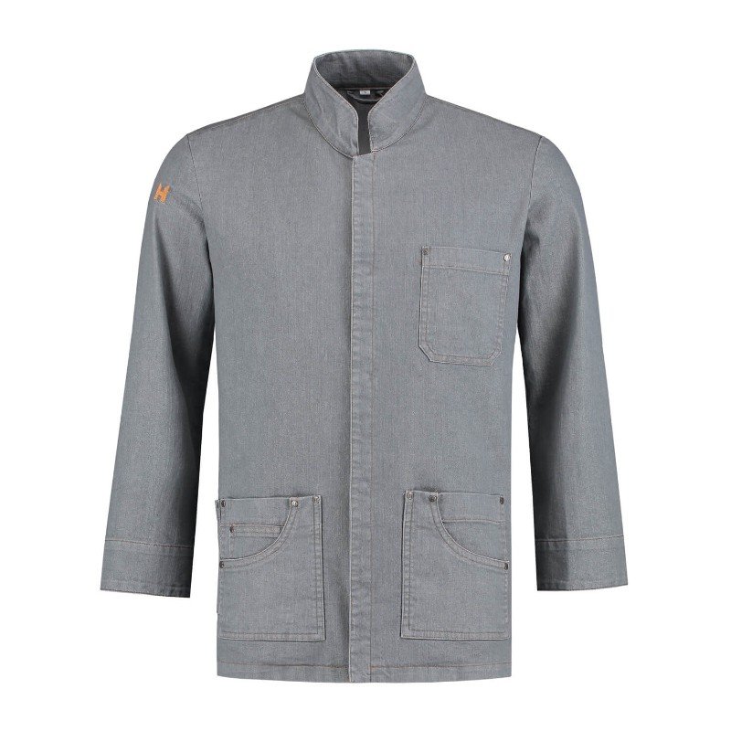 Chef Jacket Pockets Small Collar