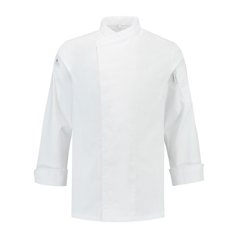 Chef Wear Full Sleeves Closure Ban Collar