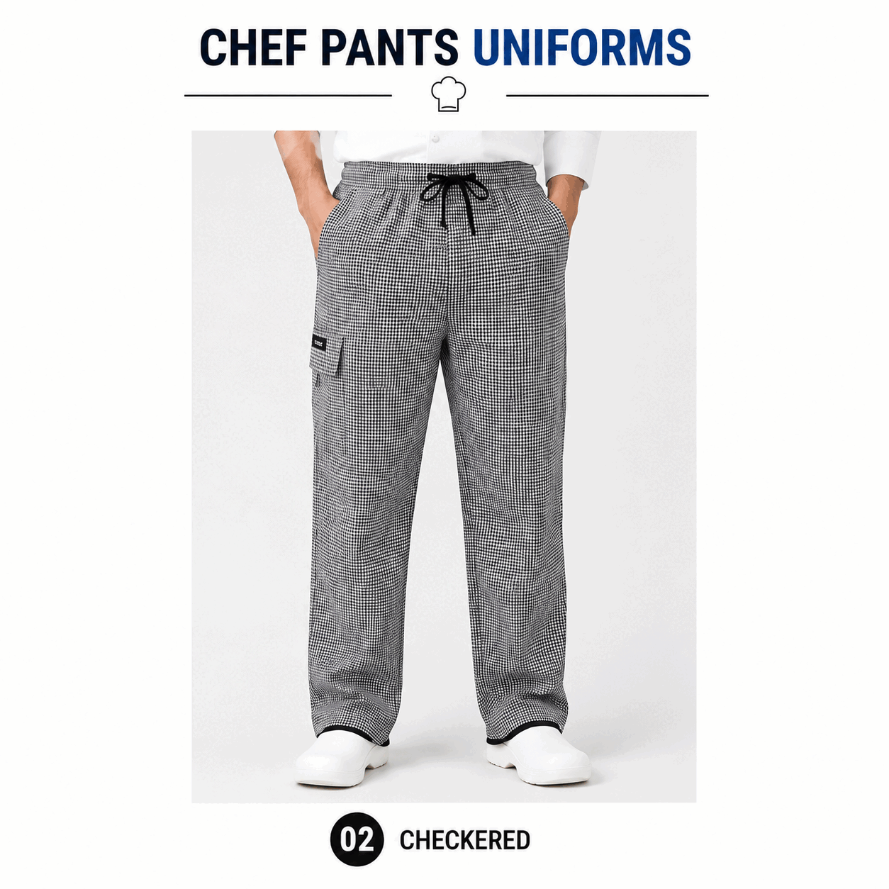 Check Chef Pant