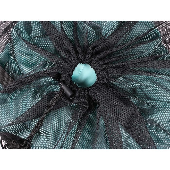 Mesh Material Black Laundry Bag Draw String