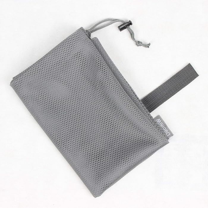 Mesh Material Grey Laundry Bag