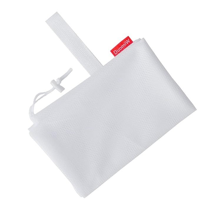 Mesh Material White Laundry Bag