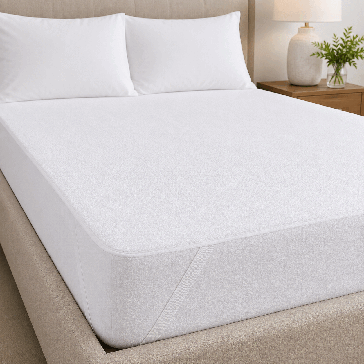 Terry Cotton Mattress Protector