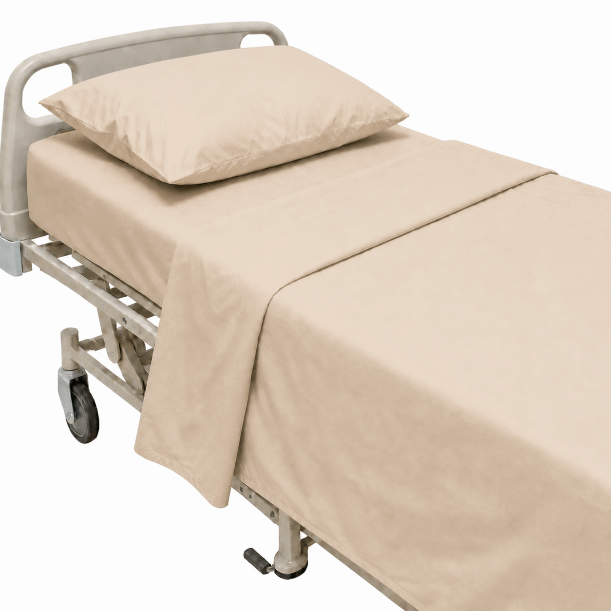 Cream Hospital Bed Sheet