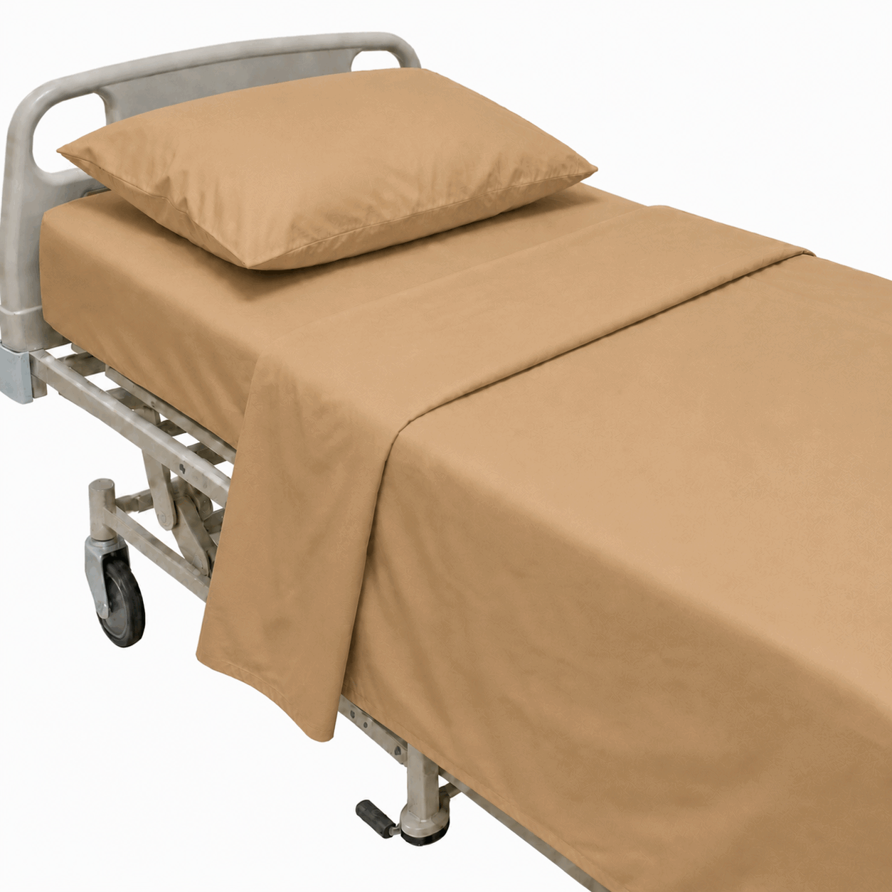 Tan Hospital Bed Sheet