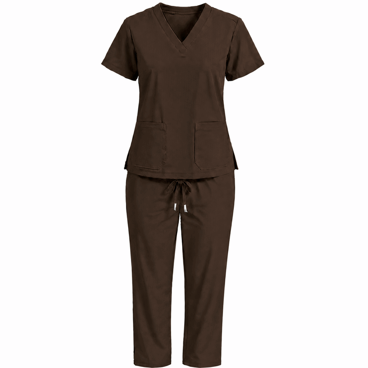 Brown Colour Scrub Suit 1 for UAE commercial textile supply