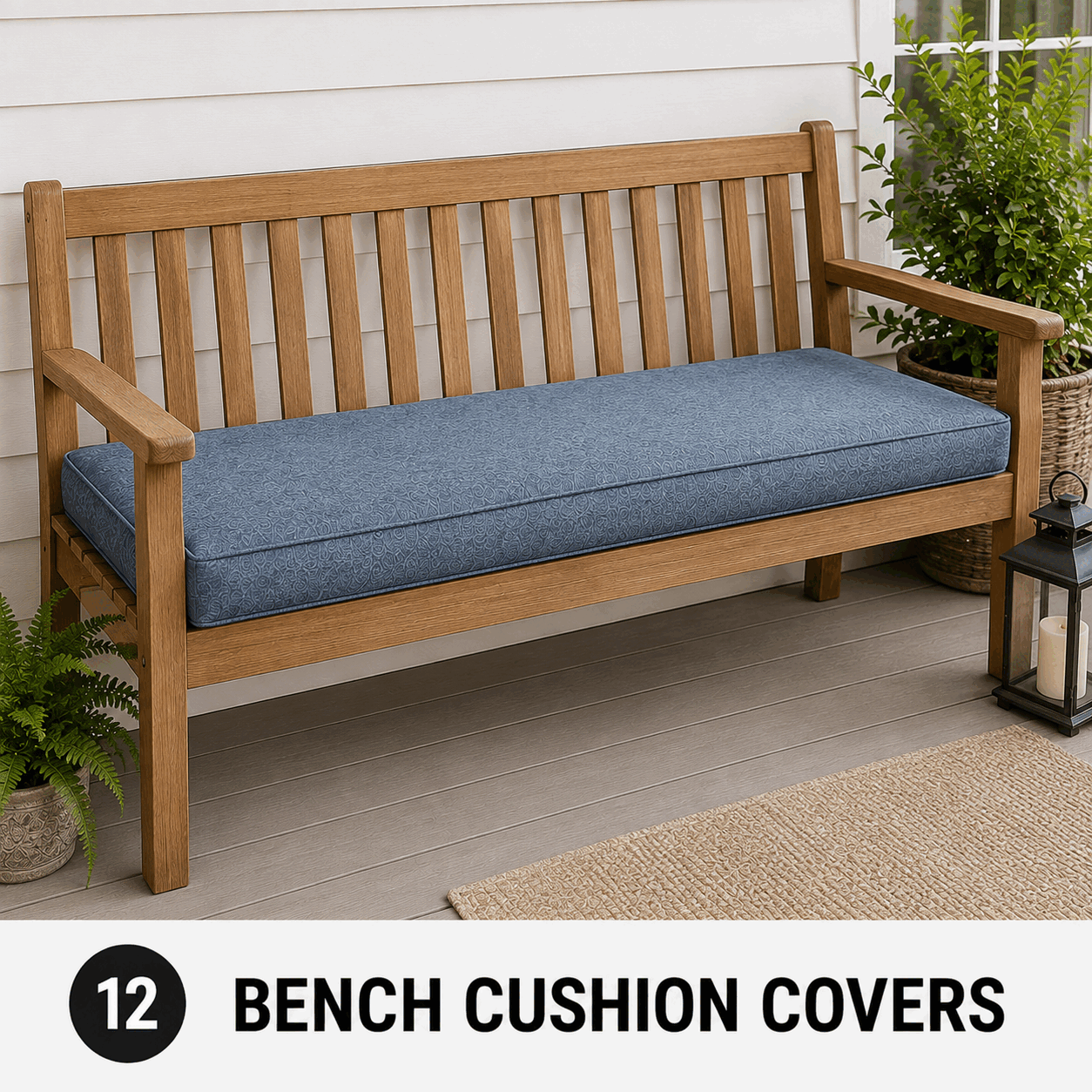 Outdoor Bench Cushion Covers