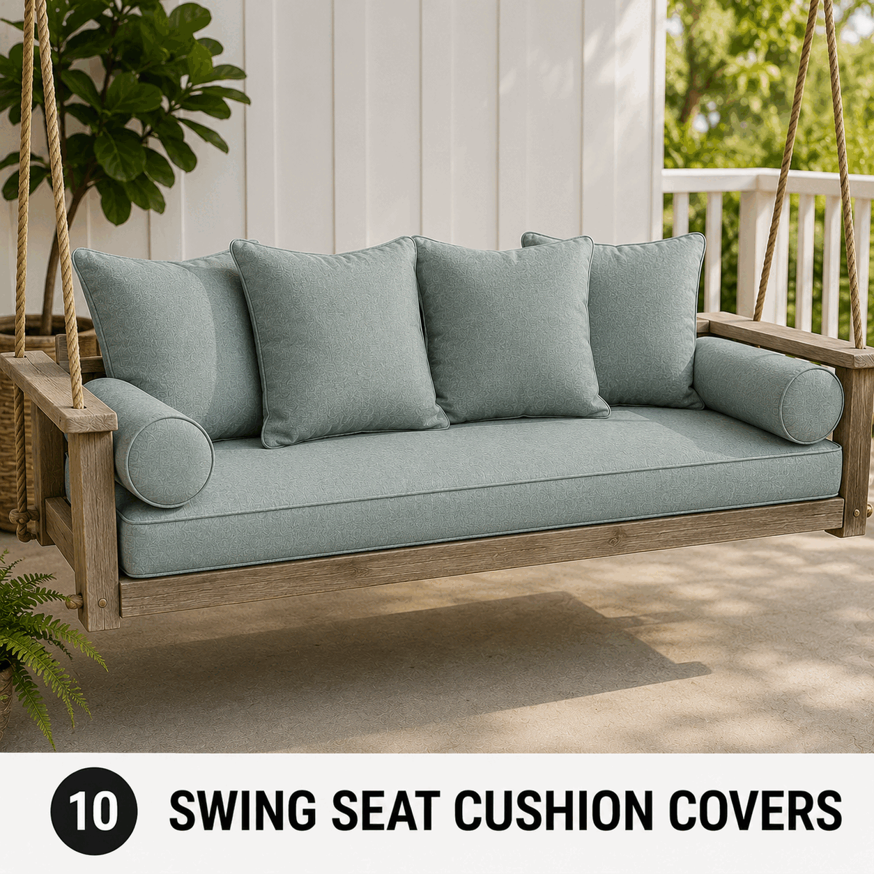 Outdoor Swing Seats Cushion Covers
