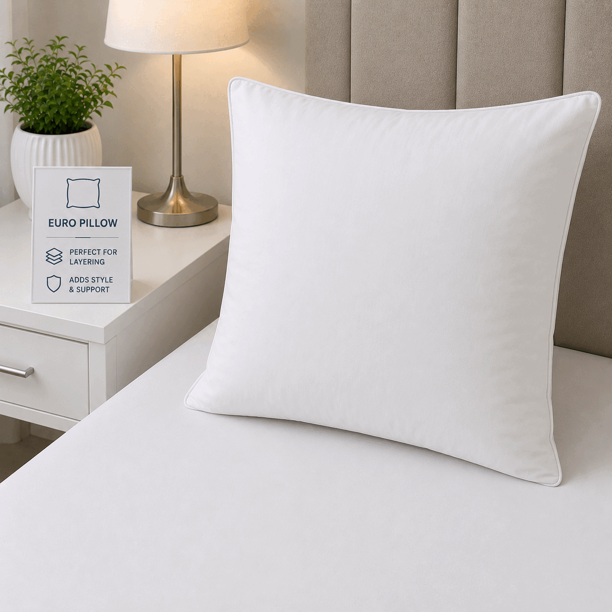 White Square Cushion Pillow for UAE commercial textile supply