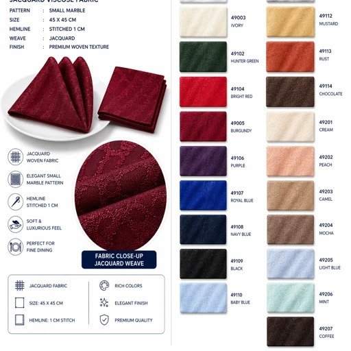Burgundy Table Cloth Colour Options